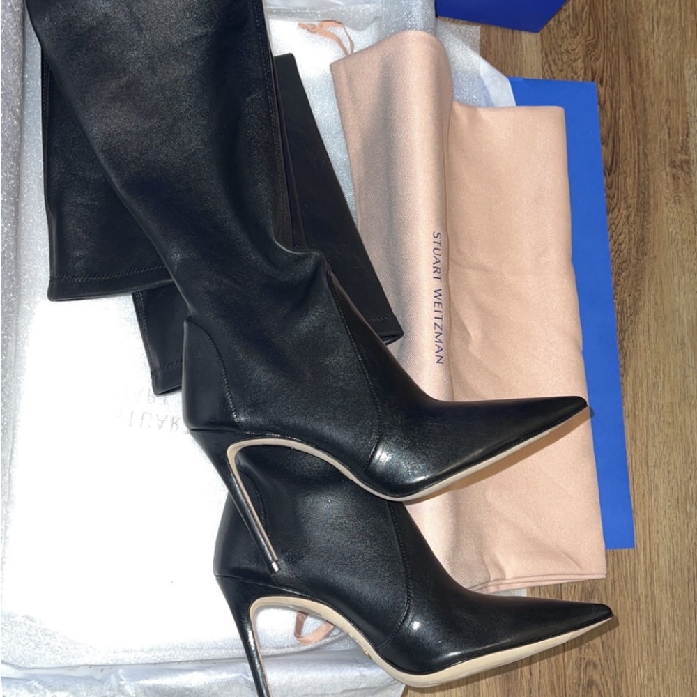 **Brand New** Stuart Weitzman Thigh-High Black Boots